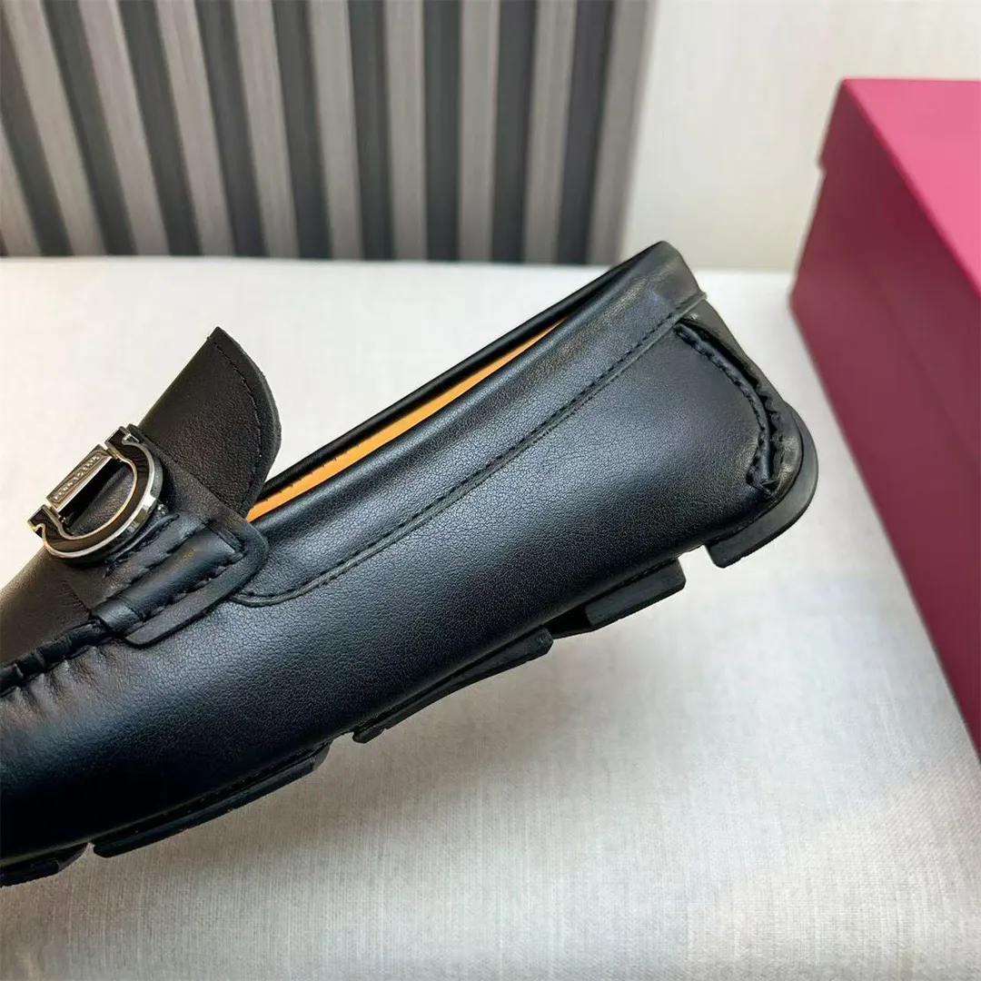 Men's shoes 💰560 Ferragamo new high-end quality 🔥 black cowhide ➕ cowhide lining size 38-45
